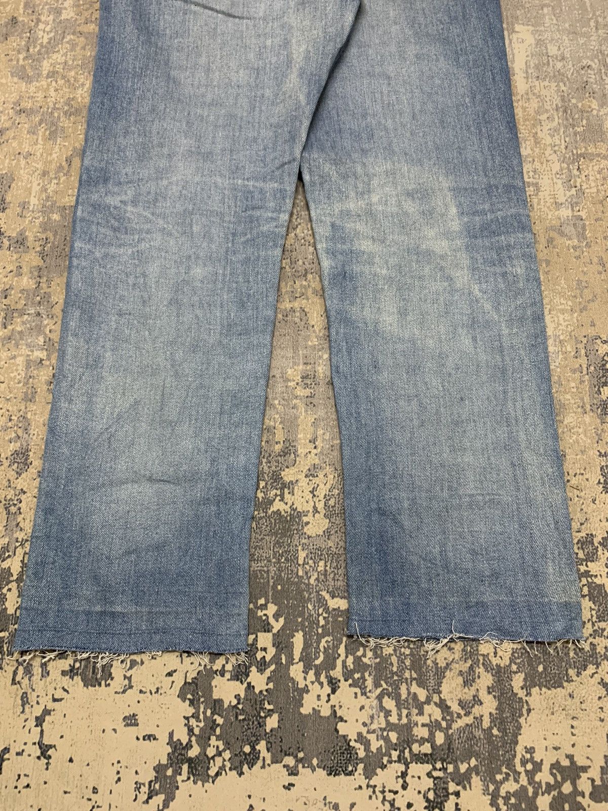 Jun Takahashi Japanese Brand Distressed Uniqlo Undercover Style Jeans W33 Size US 33 - 13 Thumbnail