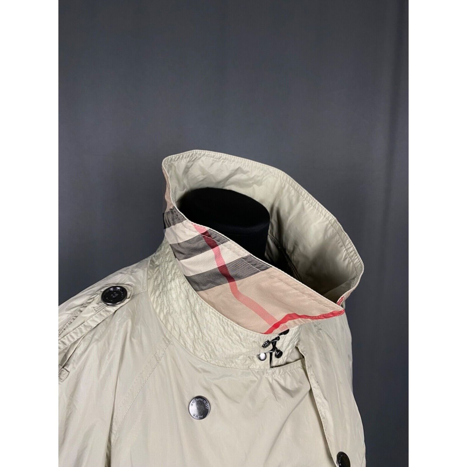 Burberry Burberry Nova Check Beige Double Breasted Trench Coat UK 12 Size L / US 10 / IT 46 - 9 Thumbnail