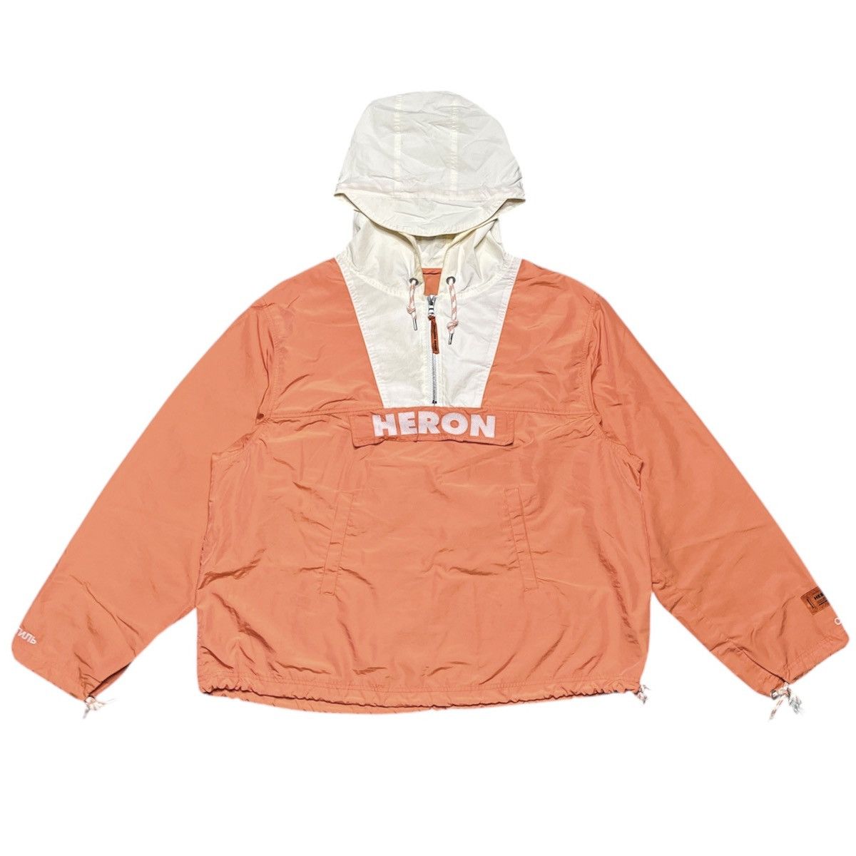 Heron Preston RARE heron preston 1/4 zip windbreaker Size US XL / EU 56 / 4 - 1 Thumbnail