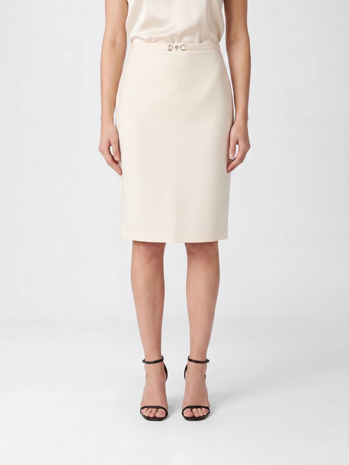 Versace Versace Skirt Woman White Size 30" / US 8 / IT 44 - 1 Thumbnail