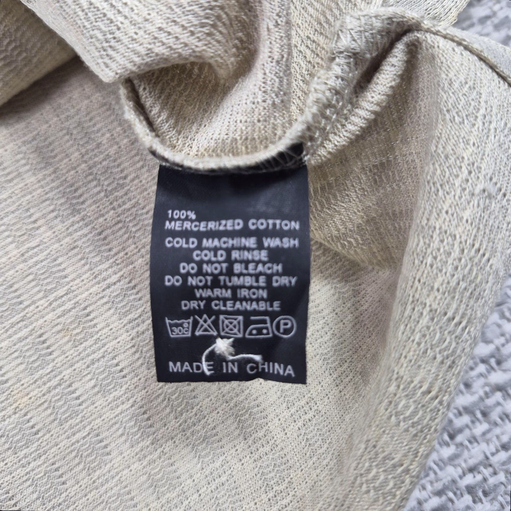 Oleg Cassini Oleg Cassini Golf Polo Shirt Mens Large Beige Check Knit 100% Mercerized Cotton Polo Shirt Mens Large Beige Check Knit 100% Mercerized Cotton Size US L / EU 52-54 / 3 - 5 Thumbnail