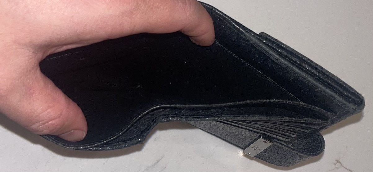 Gucci Gucci Black Leather Bifold Wallet Size ONE SIZE - 7 Thumbnail