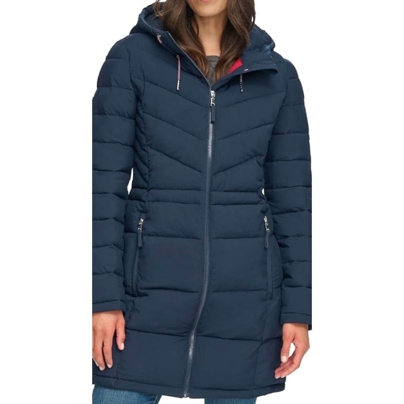 Tommy Hilfiger Tommy Hilfiger Women's Full Zip Long Jacket Shirt? Size S / US 4 / IT 40 - 2 Thumbnail
