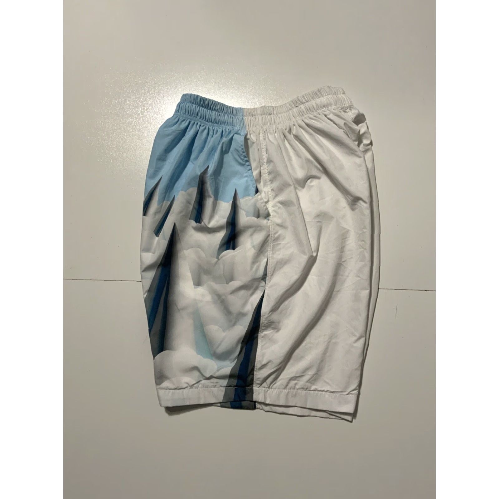 Vintage Keenkeee Keenkee Stalagmite Thorn Cloud Polyester Swim Trunk Board Shorts Sz. L Blue Mens Board Shorts Lined Swim Bottoms Stained Pre-owned Size US 33 - 2 Thumbnail