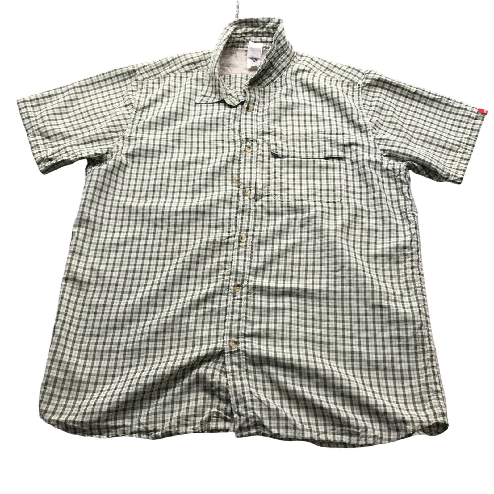 The North Face The North Face Mesh Crimmel Hiking Shirt Mens XL Plaid Green Size US XL / EU 56 / 4 - 1 Thumbnail