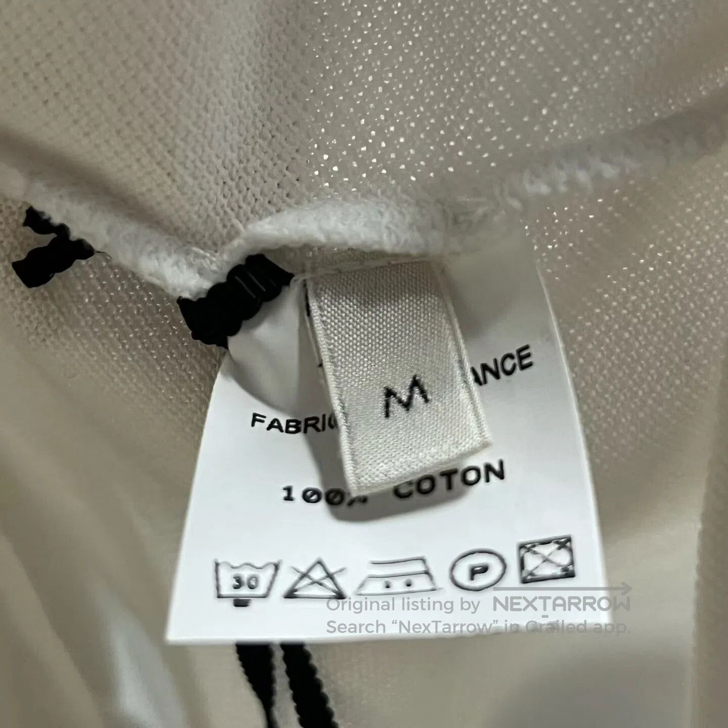 Celine CELINE White logo-printed collar short-sleeve T-shirt| Size US M / EU 48-50 / 2 - 3 Thumbnail