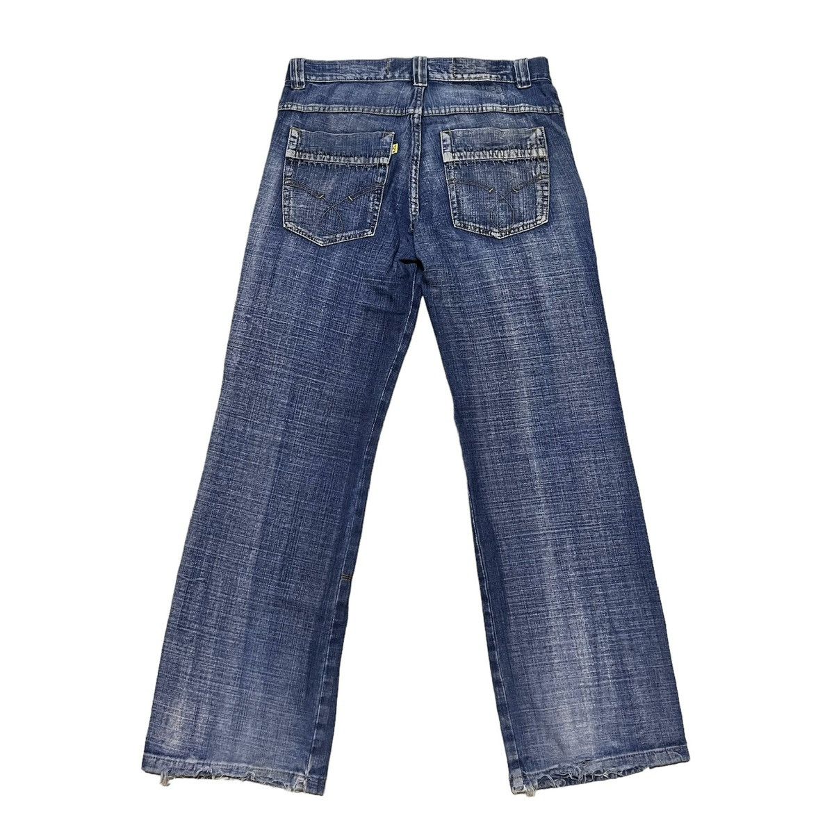Japanese Brand Japanese Brand Multipockets Distressed Style Denim Jeans Size US 35 - 2 Thumbnail