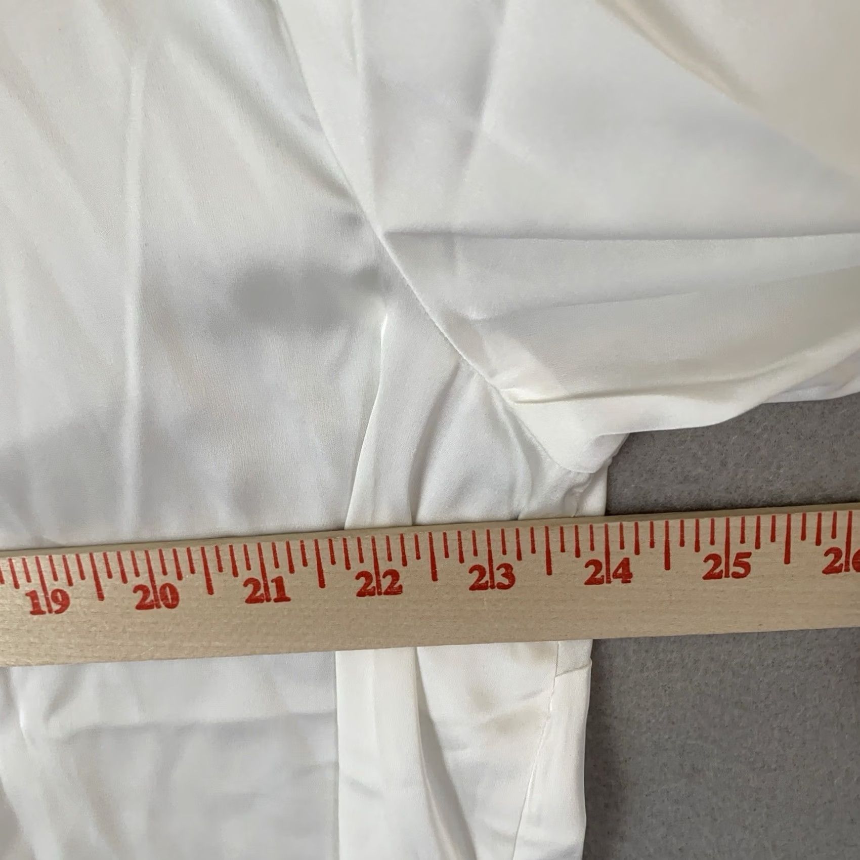 Torrid Torrid Shirt Women Plus Size 2X White Madison Satin Long Sleeves Button Up NWT Size XXL / US 16-18 / IT 52-54 - 6 Thumbnail