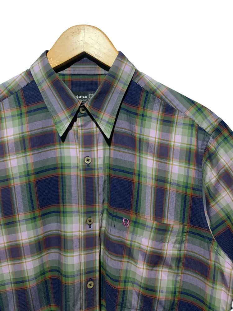 Dior Vintage christian dior tartan plaid shirt dior Size US L / EU 52-54 / 3 - 6 Thumbnail