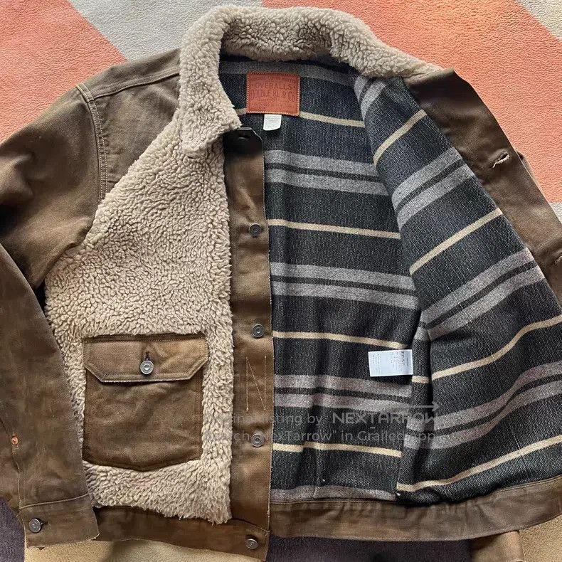RRL Ralph Lauren RRL Ralph Lauren Brown bear mud-dyed jacket Size US M / EU 48-50 / 2 - 2 Thumbnail