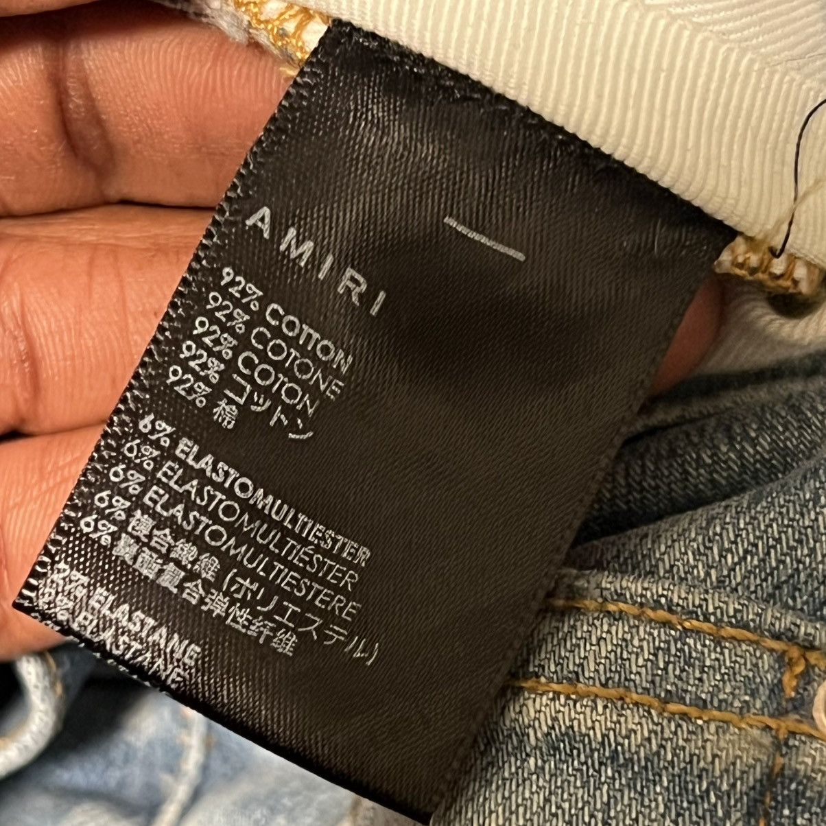 Amiri Amiri MX1 Aloha Patch Jeans Indigo Size US 38 / EU 54 - 8 Thumbnail