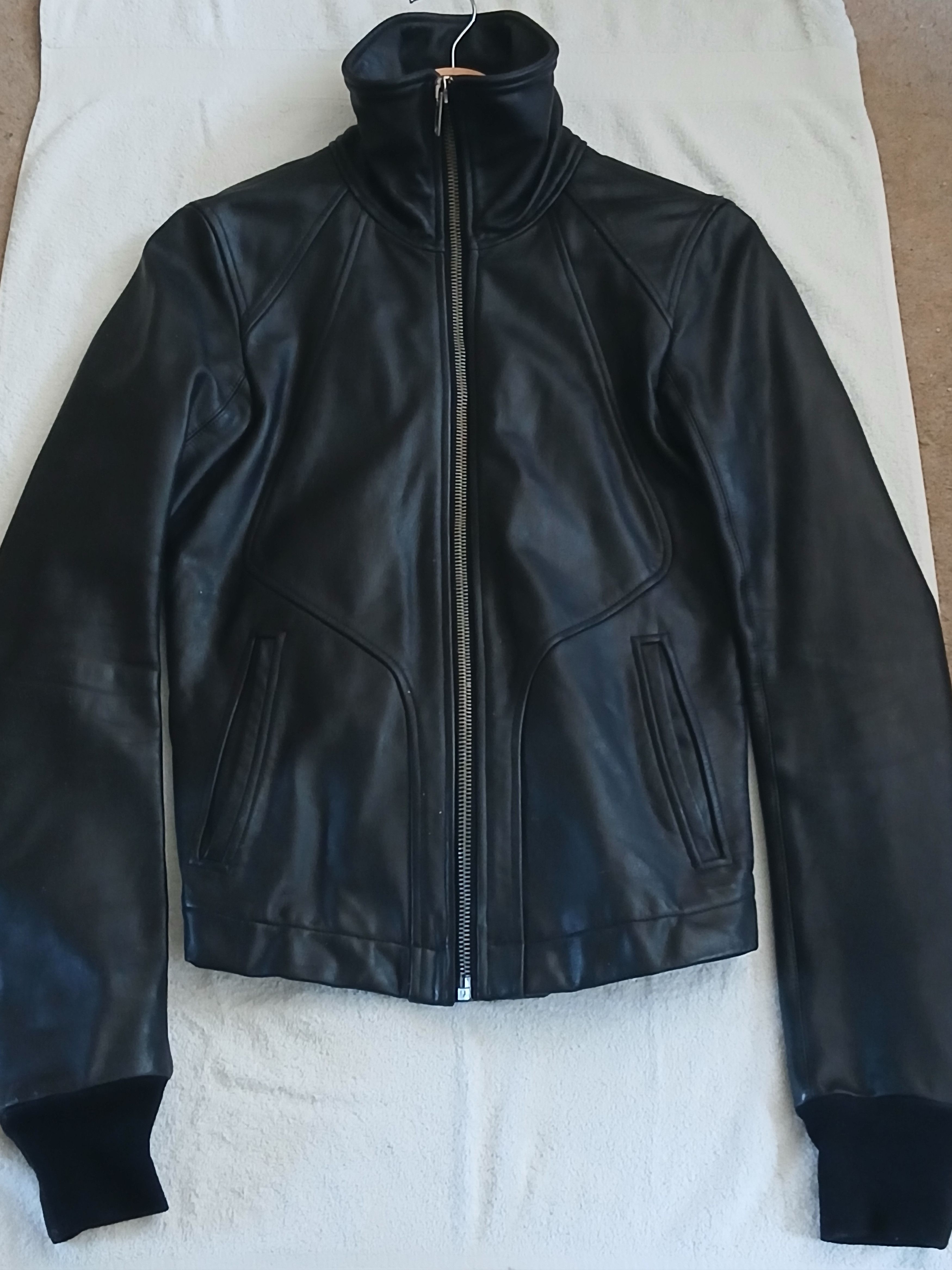 Rick Owens Rick Owens FW09 “Crust” High Neck Intarsia Jacket | Grailed