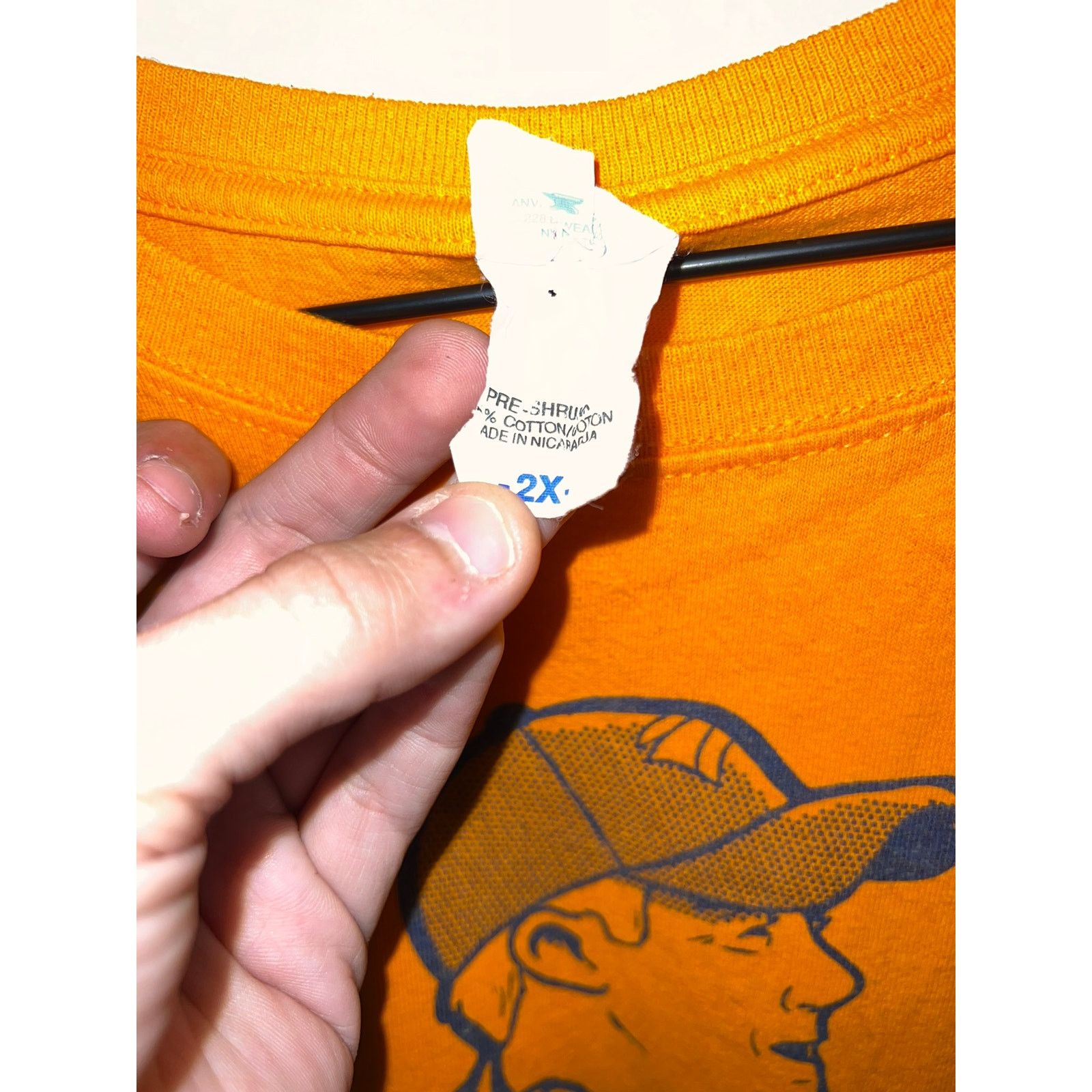 Anvil NFL Denver Broncos John Fox Fear The Forehead Manning Shirt Size US XXL / EU 58 / 5 - 5 Thumbnail
