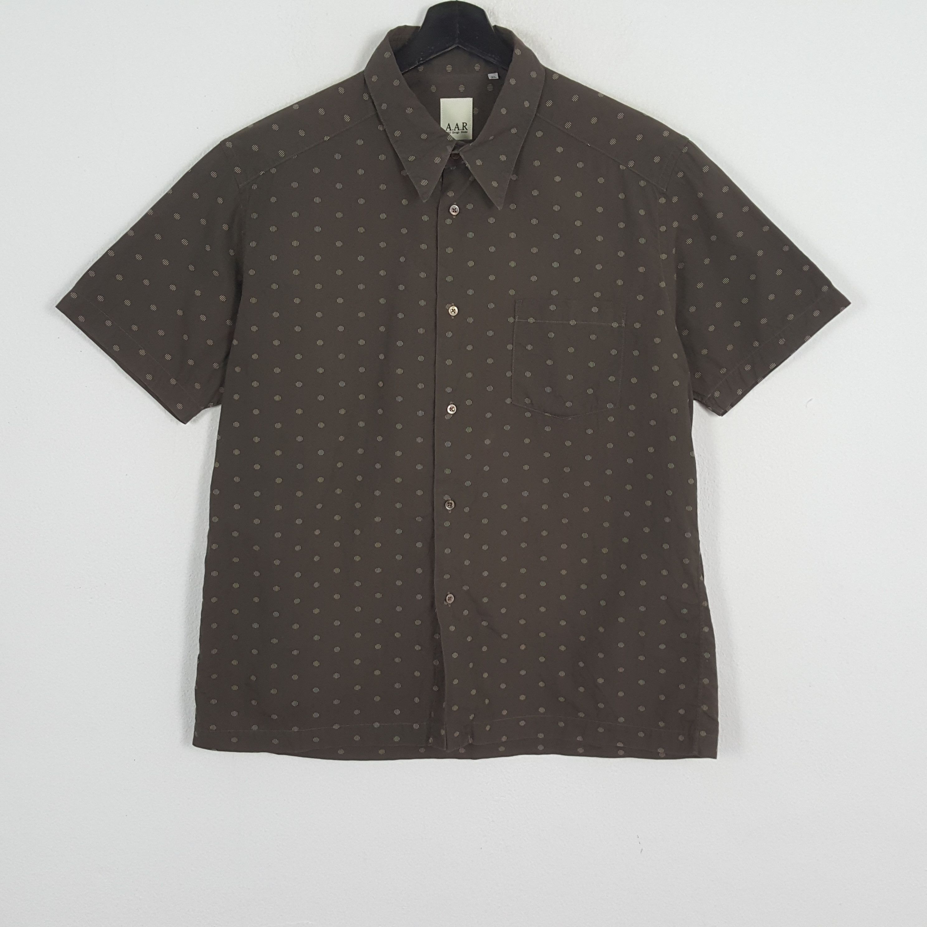 Japanese Brand × Vintage × Yohji Yamamoto A.A.R by YOHJI YAMAMOTO Fashion Designer Custom Art Shirt Size US L / EU 52-54 / 3 - 3 Thumbnail