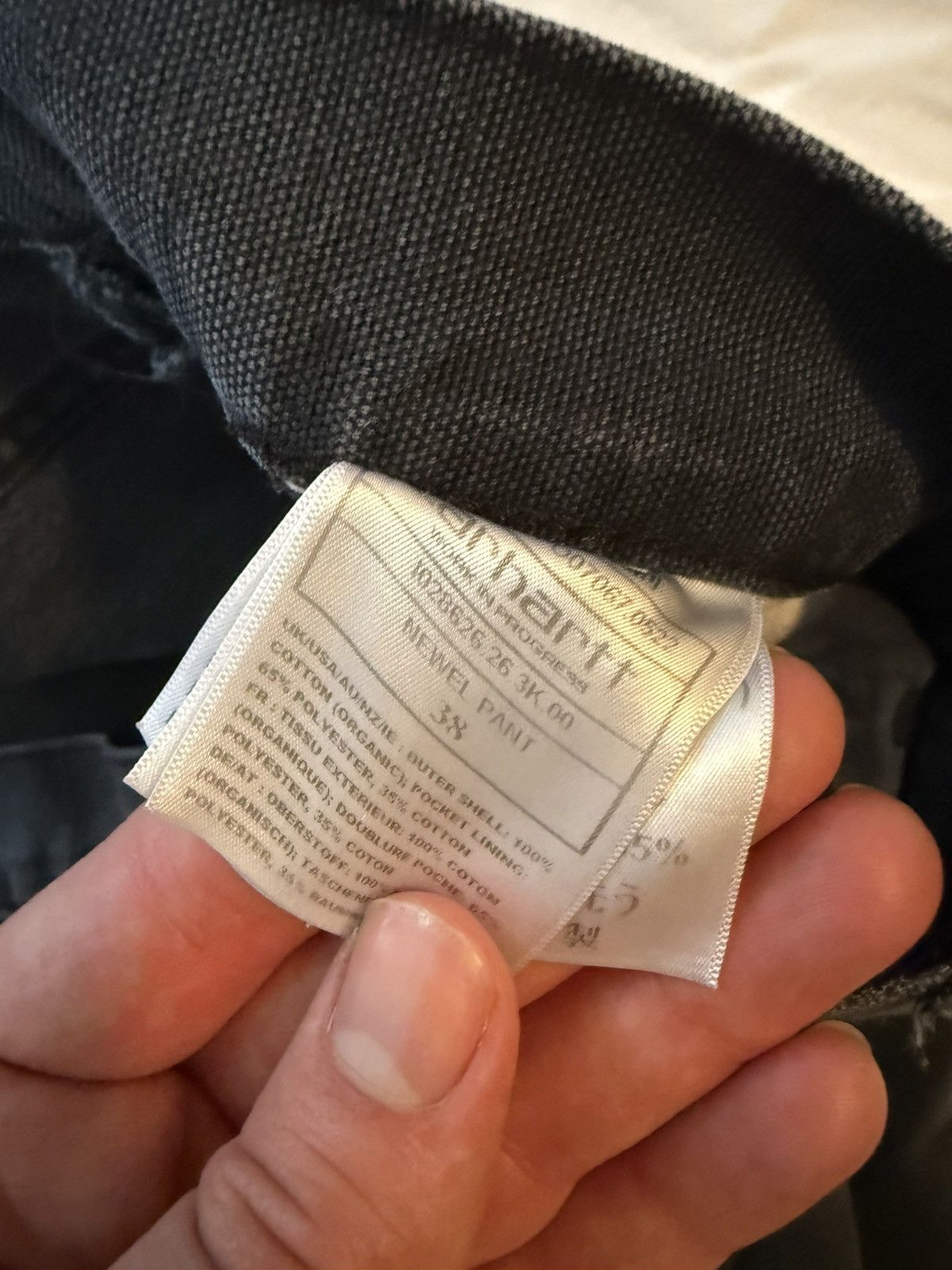 Carhartt Wip Black canvas jeans Size US 38 / EU 54 - 4 Thumbnail