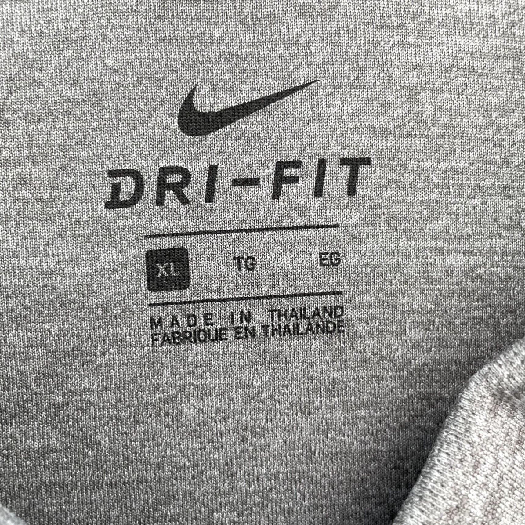Nike Nike Polo Shirt Men's XL Gray Dri-Fit Golf Preppy Performance Sportswear Travel Shirt 90s, golf, preppy, country club Mens Size US XL / EU 56 / 4 - 3 Thumbnail