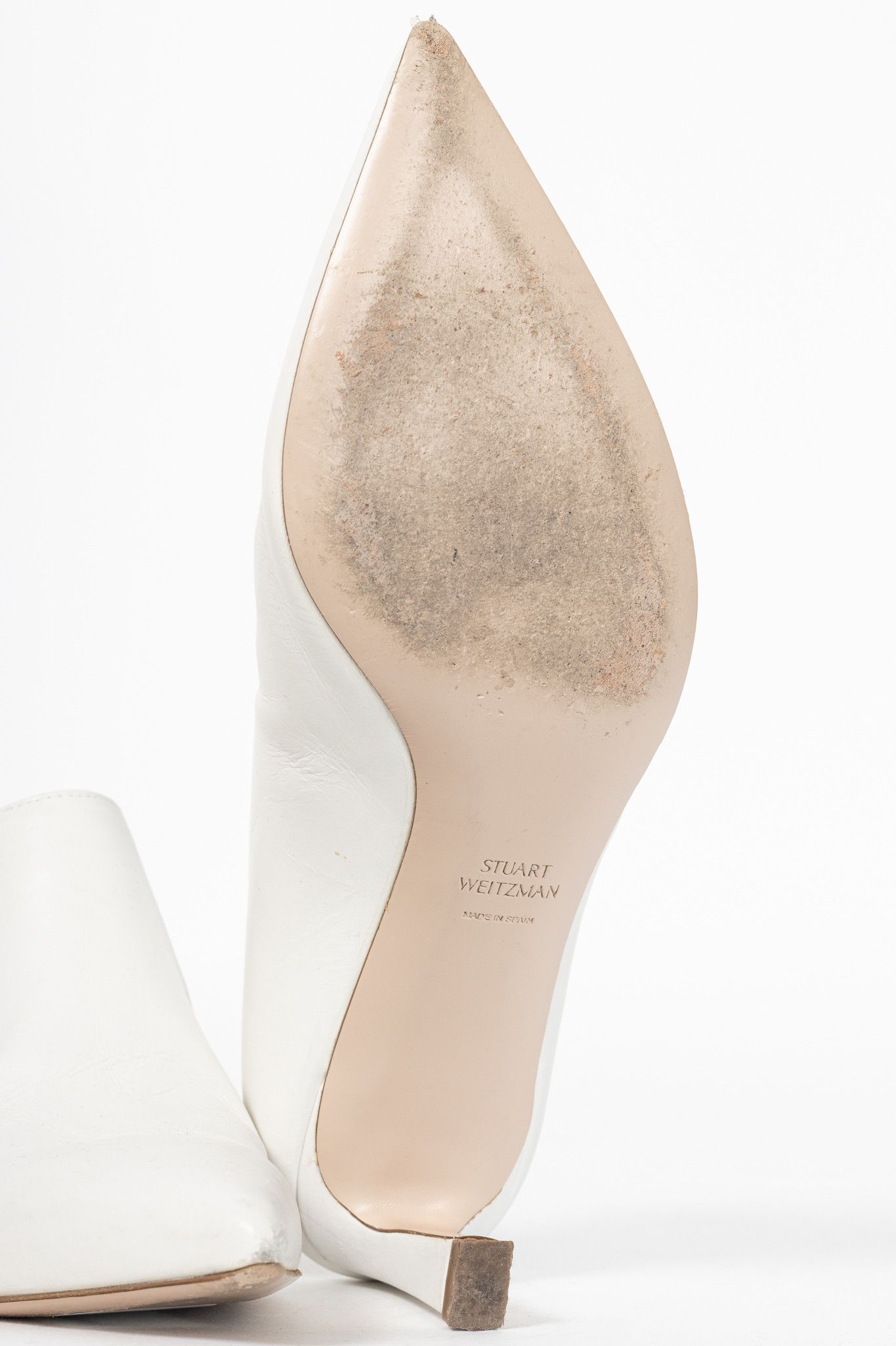 Stuart Weitzman Stuart Weitzman Mira Nero Leather Pointed-Toe Mules Size US 6 / IT 36 - 5 Thumbnail