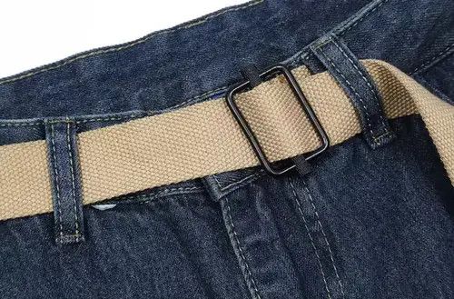 Japanese Brand 21SS Indigo Union Japan Blue Denim Patchwork Washed Pants Size US 32 / EU 48 - 2 Thumbnail