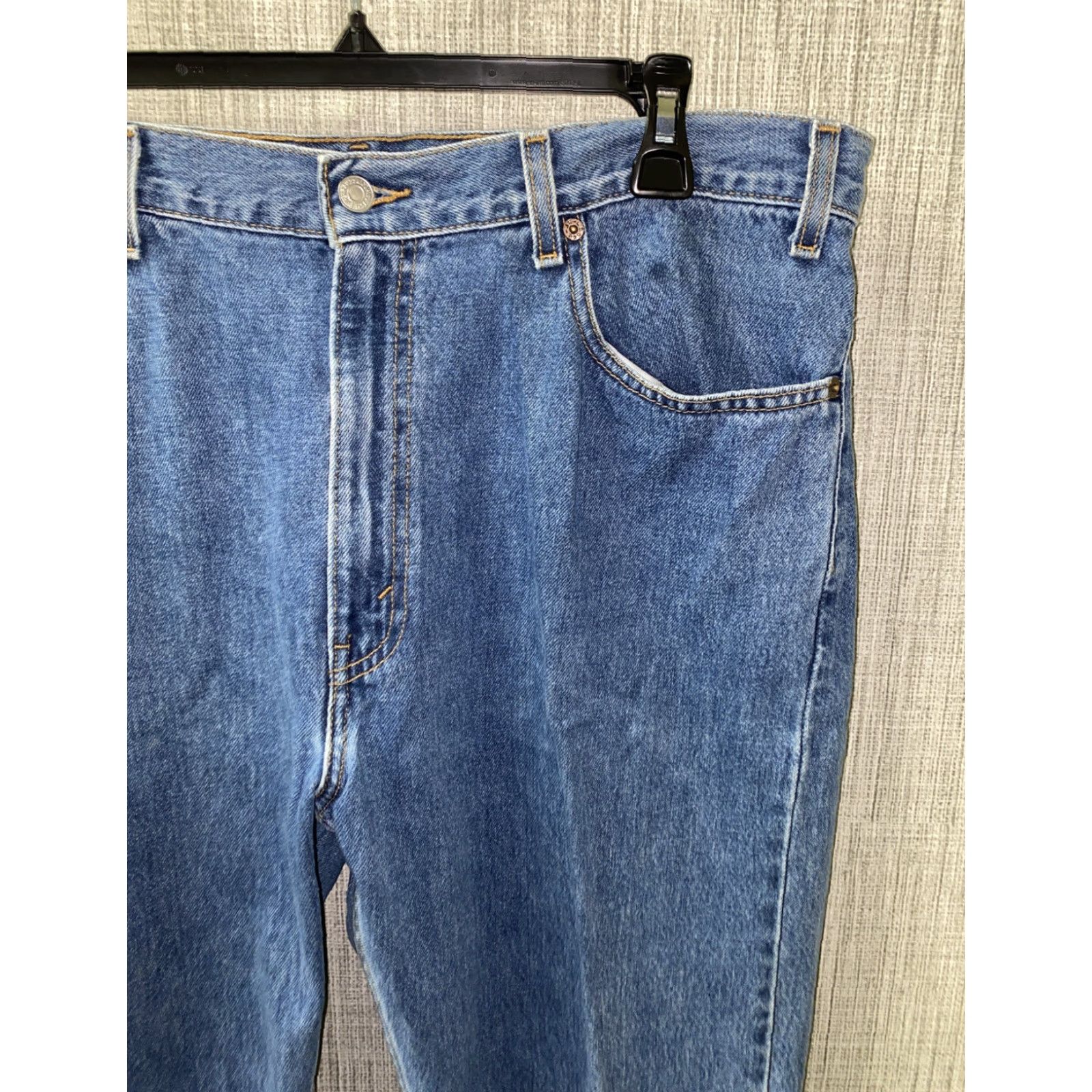 Levi's VINTAGE Levi’s Mens Blue Straight Leg Denim Jeans Size 38 X 30 Size US 38 / EU 54 - 3 Thumbnail