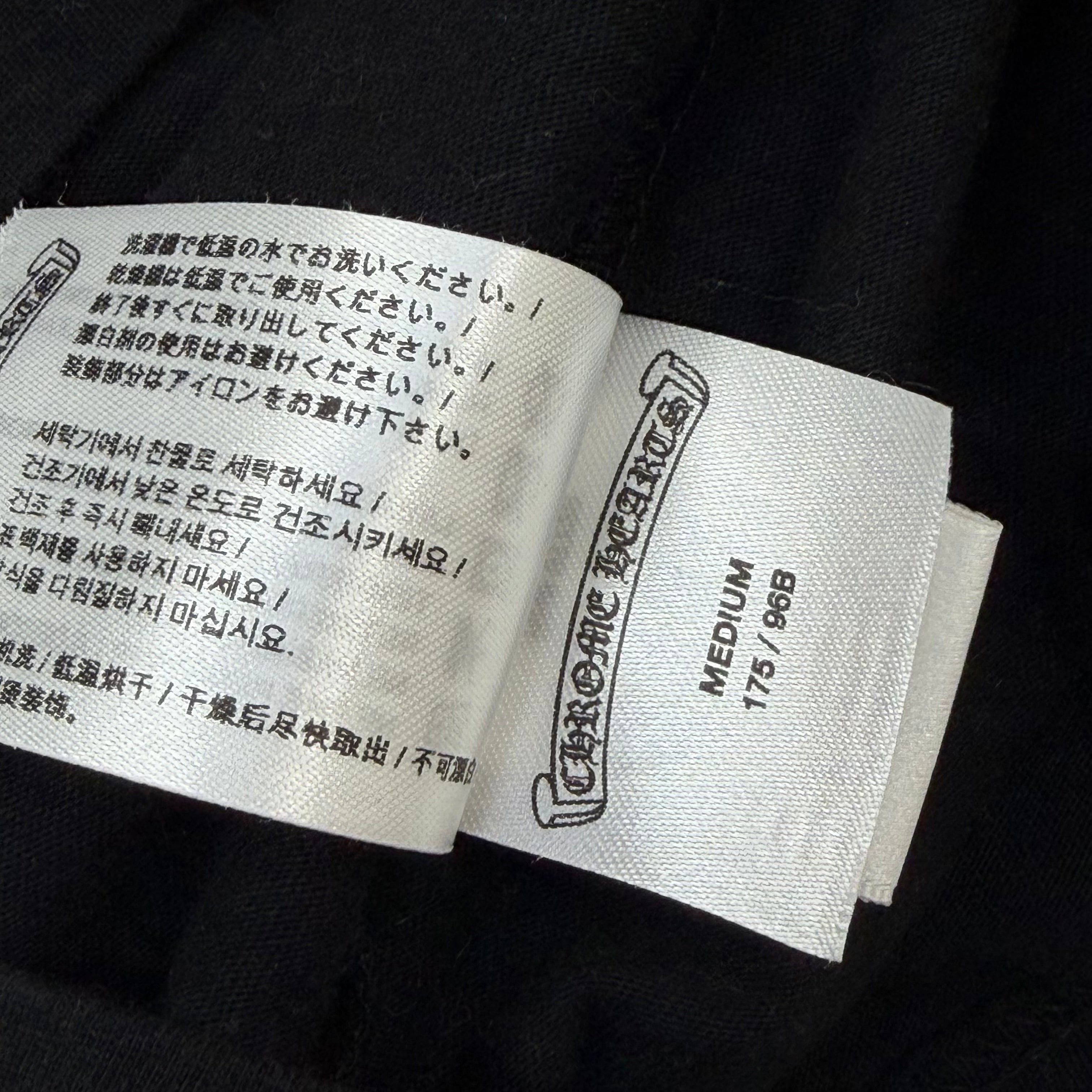 Chrome Hearts Chrome Hearts White Neck Logo Tee Black M Size US M / EU 48-50 / 2 - 4 Thumbnail