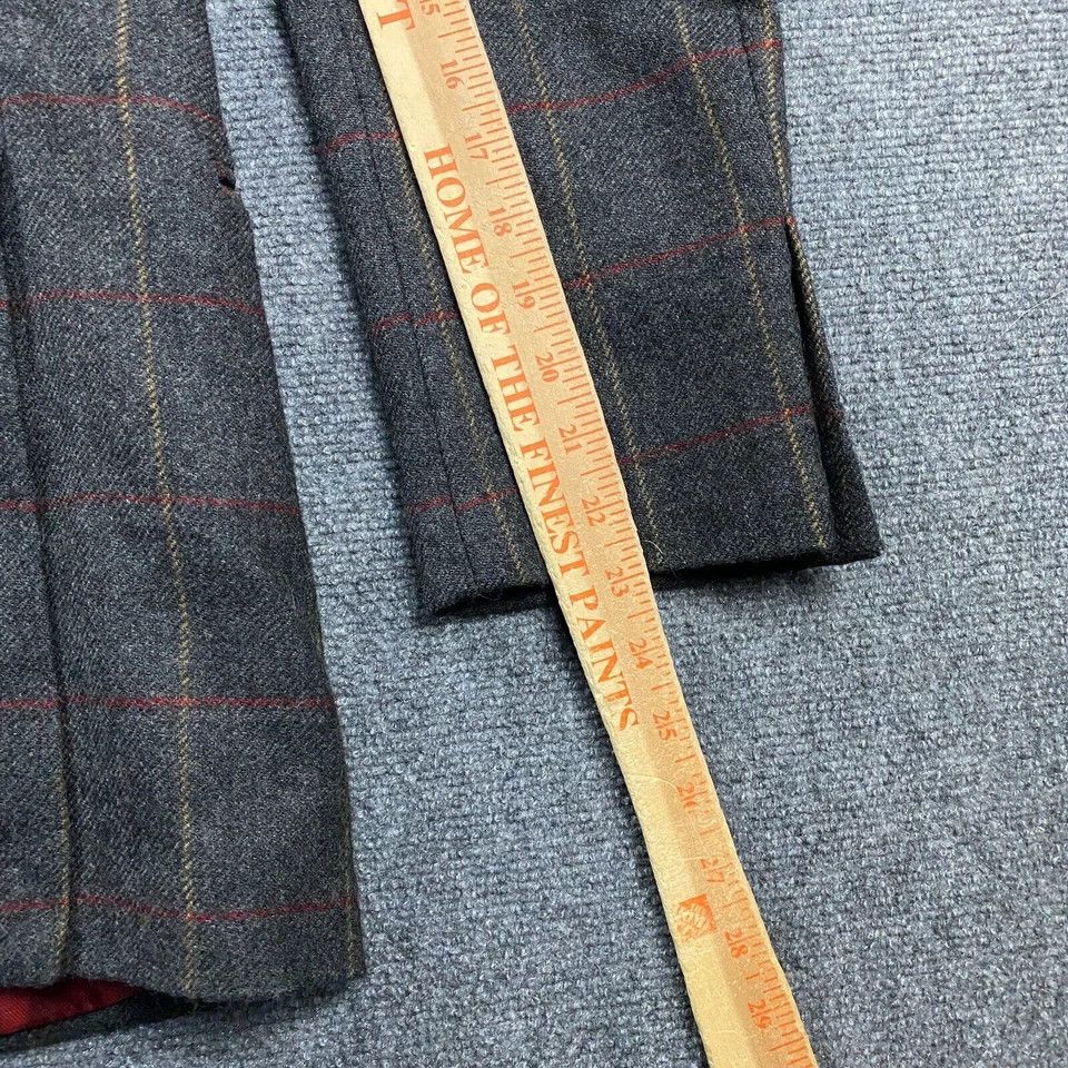 Other Samuel Windsor Blazer Men's 40L Window Pane Check 100% Wool Size 40L - 6 Thumbnail