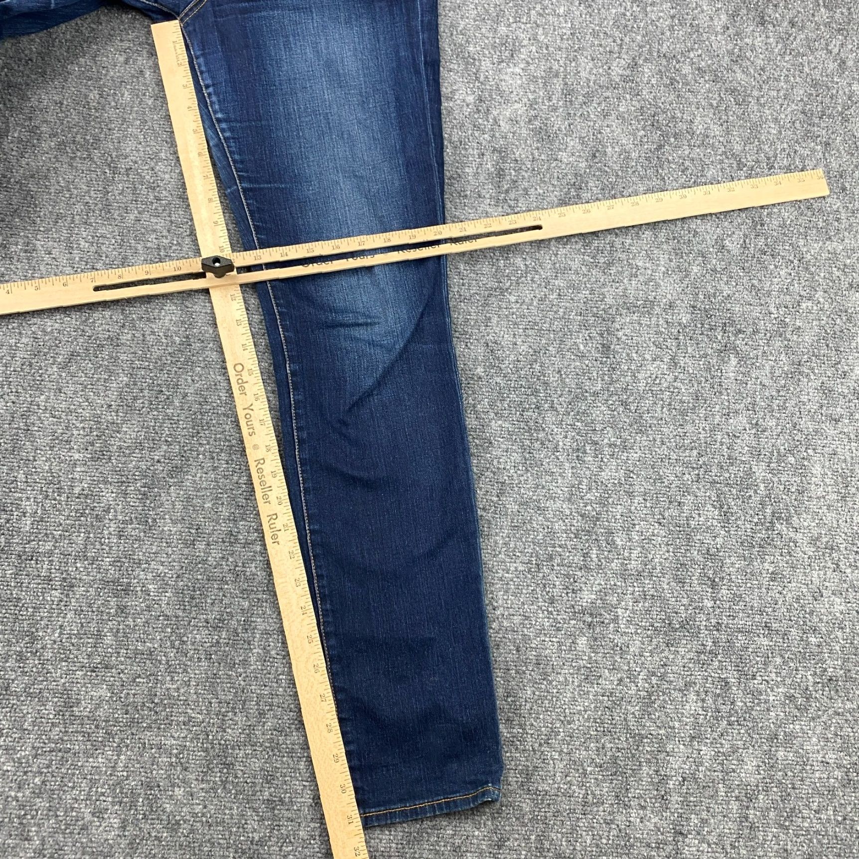 Lucky Brand Lucky Brand Lolita Skinny Jeans Womens 6/28 Blue Distressed Stretch Denim Pants Jeans Size 28" / US 6 / IT 42 - 5 Thumbnail