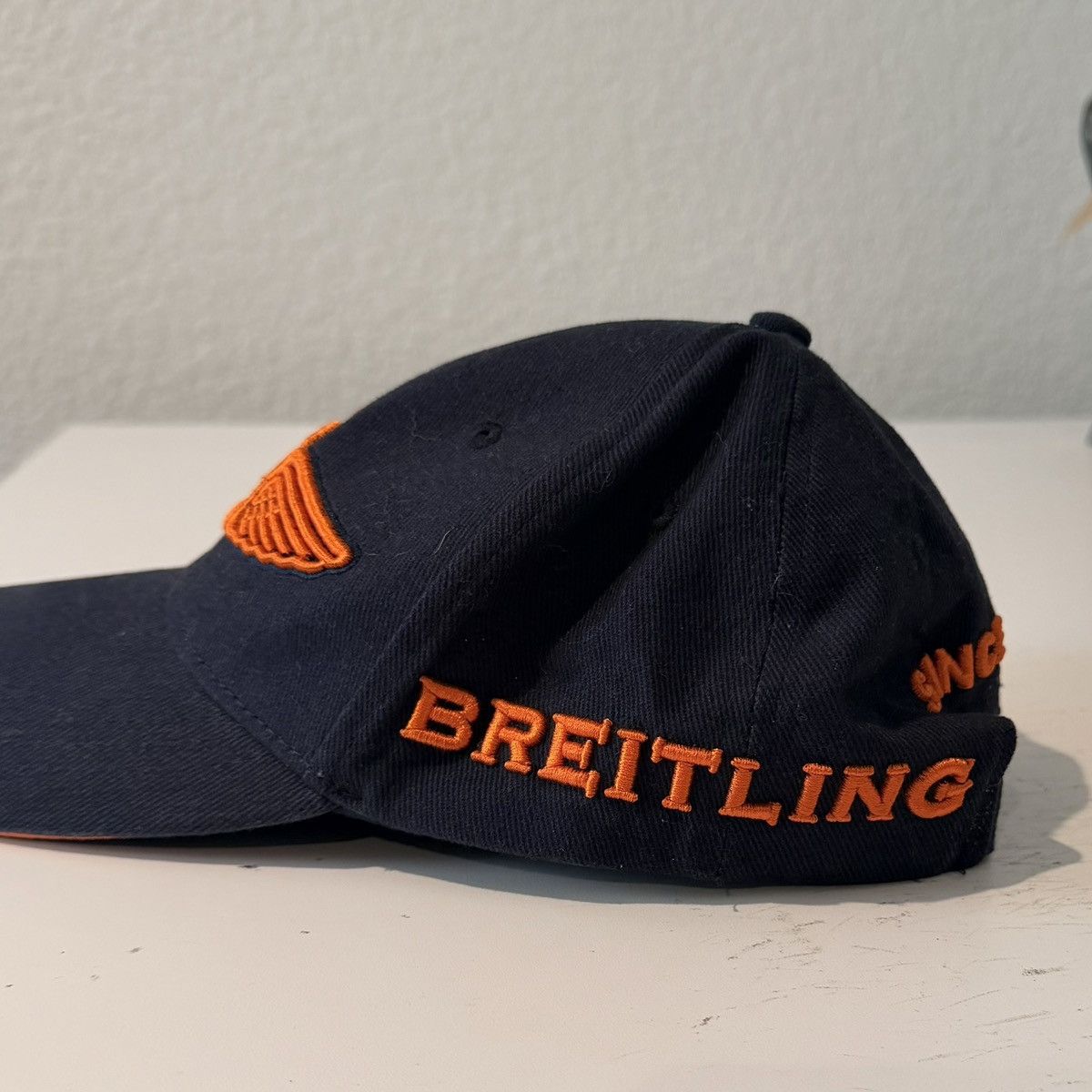 Breitling Breitling Watch Hat Cap Since 1884 3D Wings Anchor Navy Blue Size ONE SIZE - 2 Thumbnail