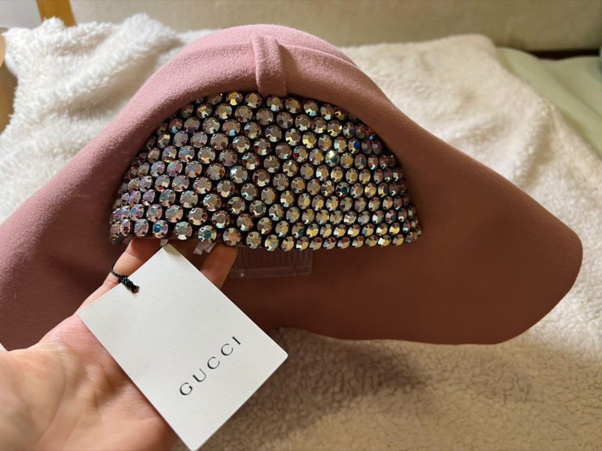 Gucci RARE Gucci runway wool crystal hat Size ONE SIZE - 3 Thumbnail