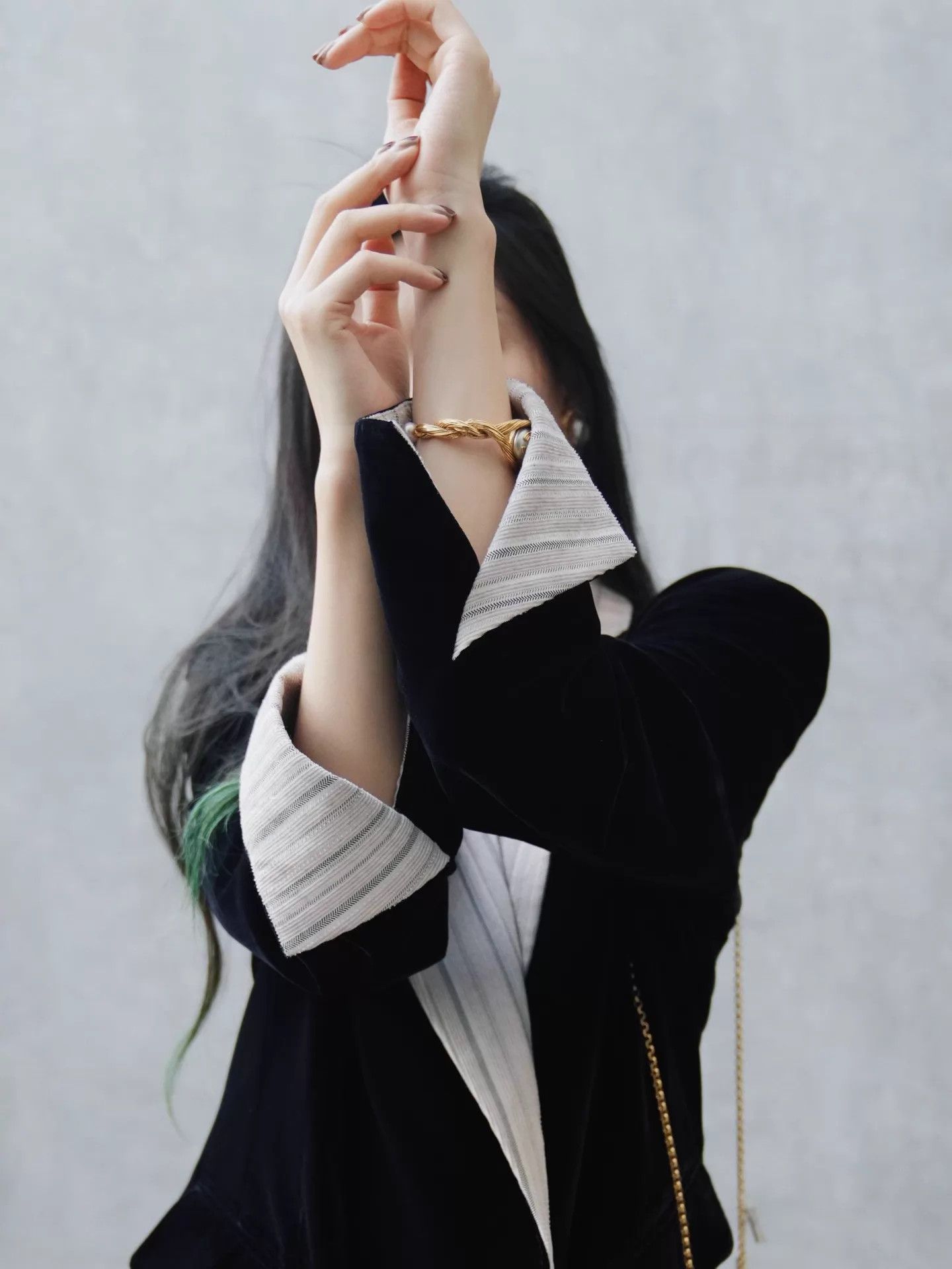 Other Vieuxnew JK Retro Oversize Velvet Blazer Colorblock Size M / US 6-8 / IT 42-44 - 9 Thumbnail