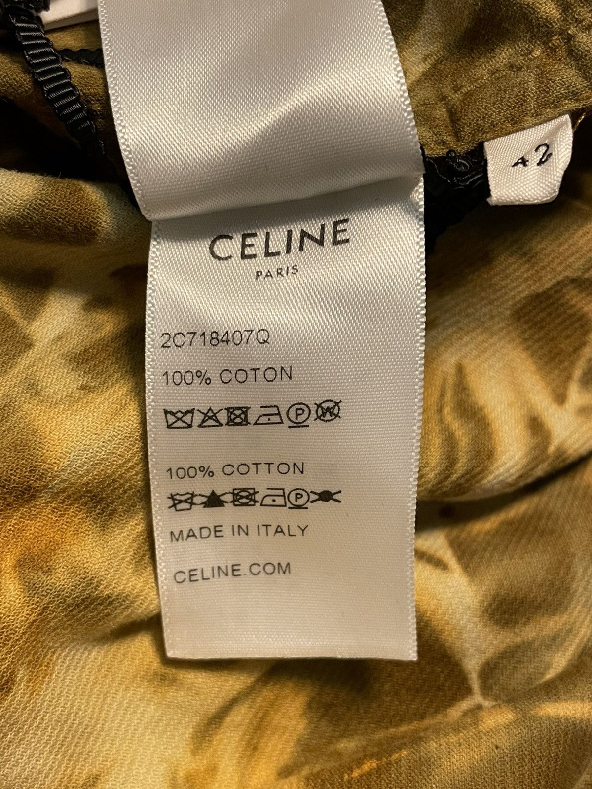 Celine Celine Sunset Corduroy Long Sleeve shirt Size US XL / EU 56 / 4 - 7 Thumbnail