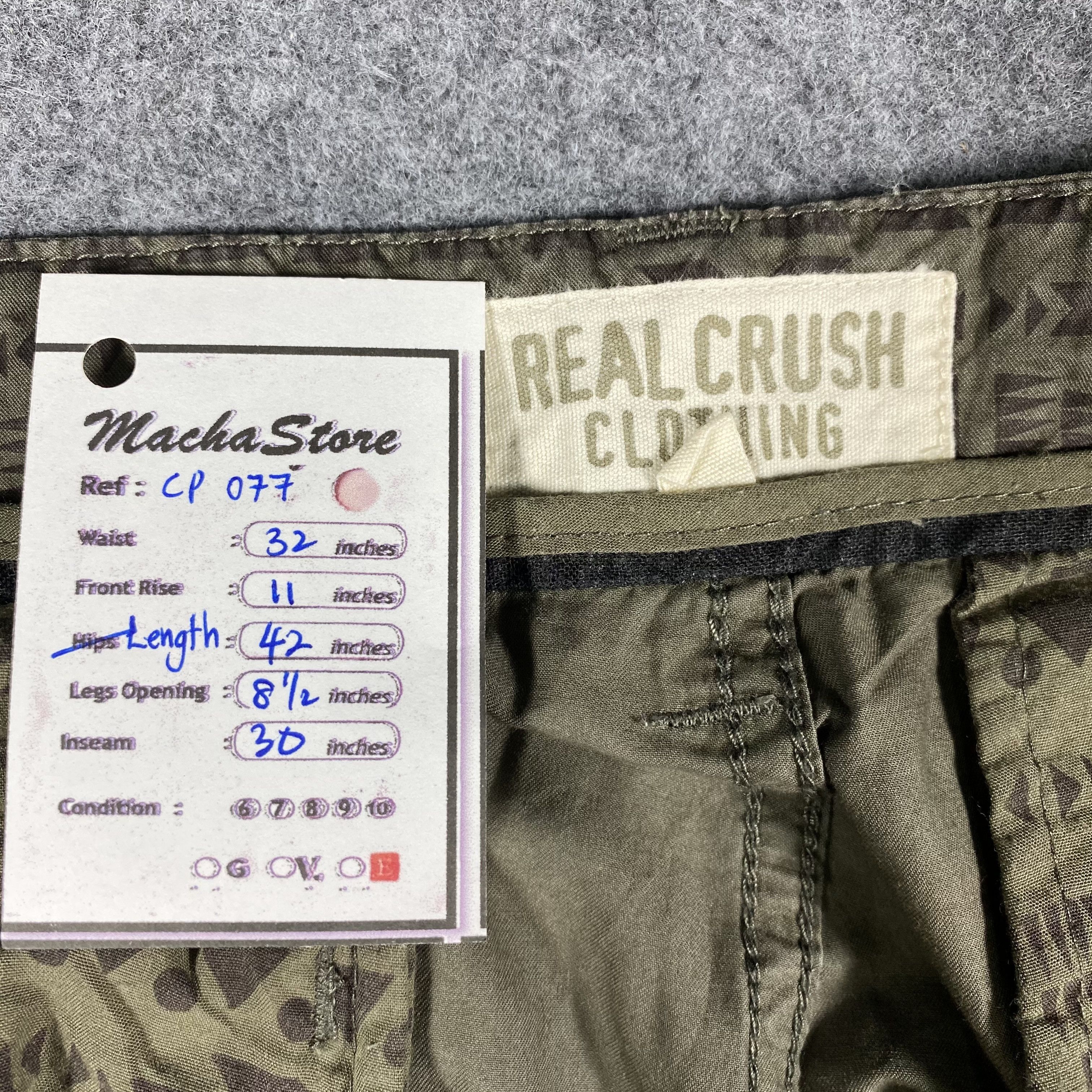 Japanese Brand Japanese Real Crush Multipocket Tactical Bondage Cargo Pants Size US 32 / EU 48 - 7 Thumbnail