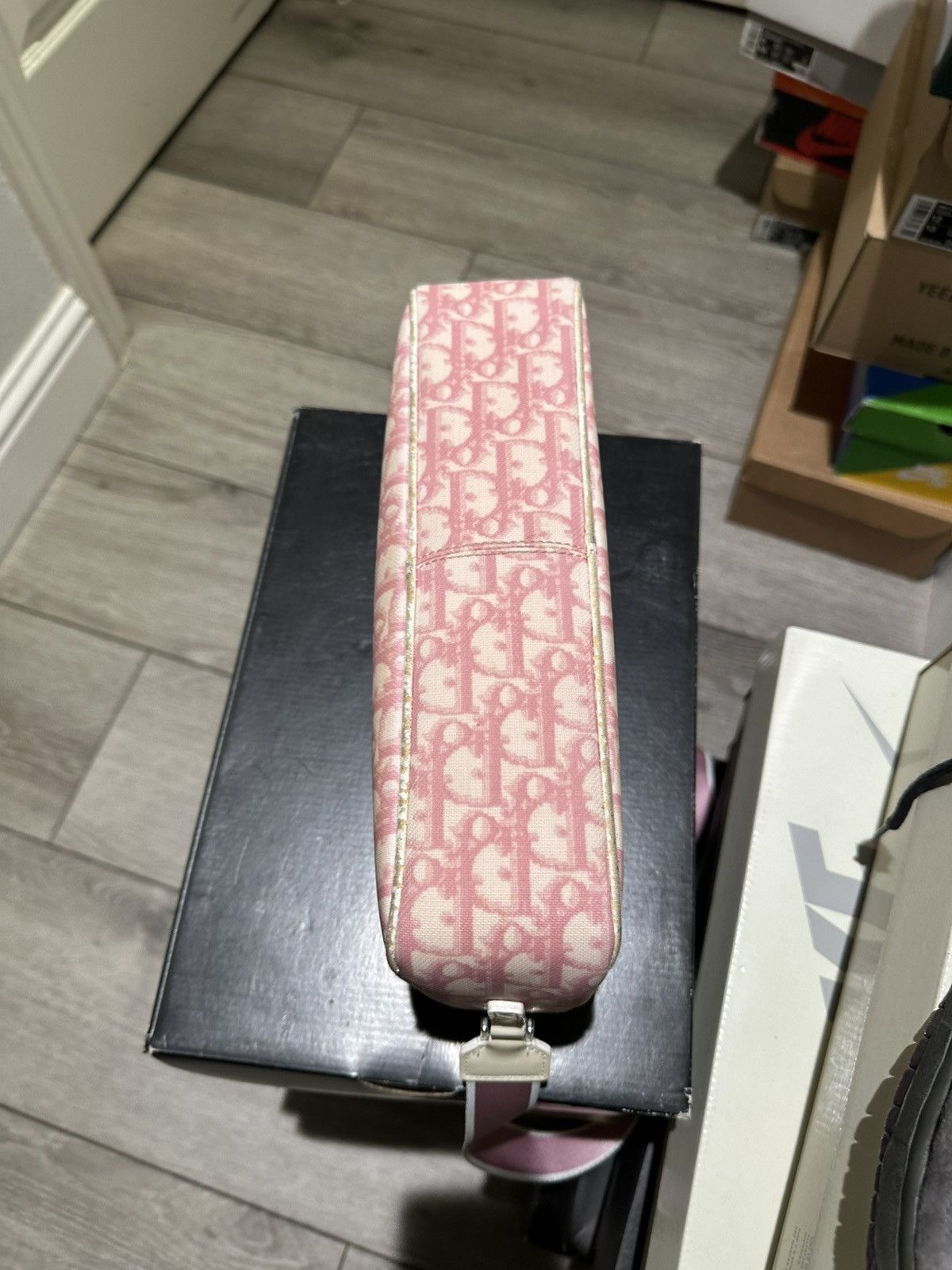 Christian Dior Monsieur × Dior × Vintage Christian Dior Monogram Pink Shoulder Bag Vintage Size ONE SIZE - 6 Thumbnail