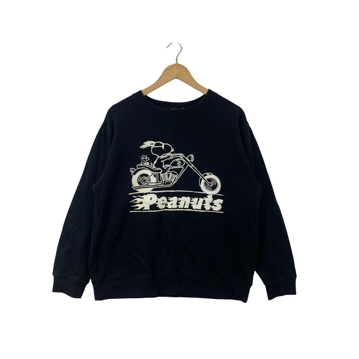 Peanuts Vintage Peanuts Snoopy Biker Motorcycle Graphic Sweatshirt Size US M / EU 48-50 / 2 - 1 Thumbnail