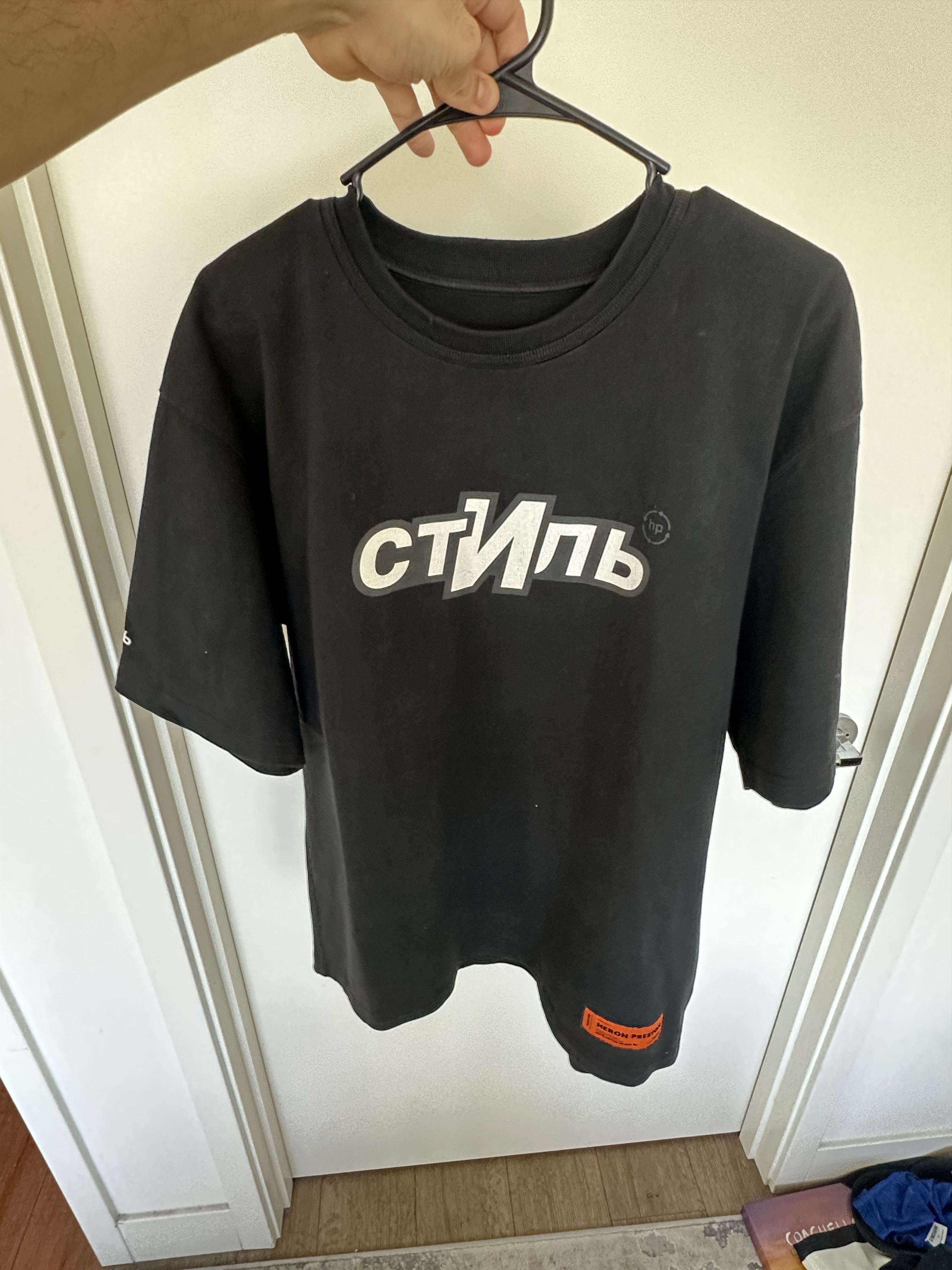Heron Preston Heron Preston Logo Tee Size M Size US M / EU 48-50 / 2 - 1 Thumbnail