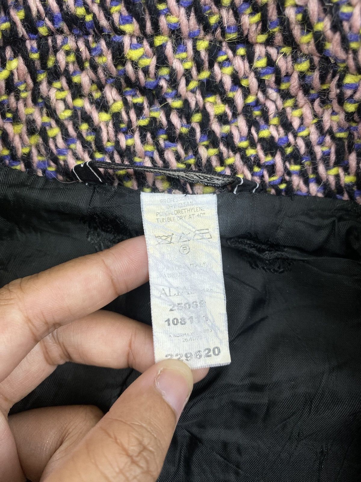 Versace 🔥RARE Vintage Gianni Versace Asymmetrical Knit Jacket Size US S / EU 44-46 / 1 - 12 Thumbnail