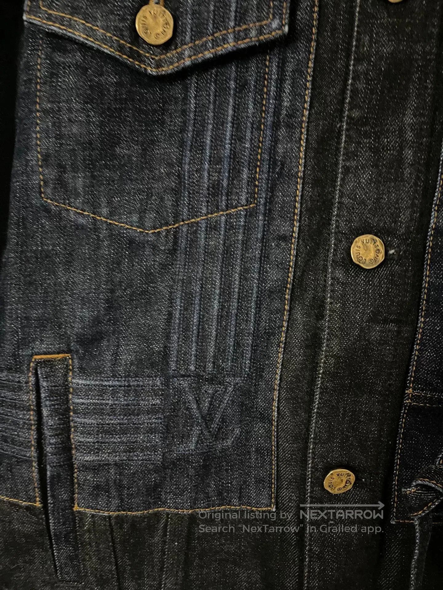 Louis Vuitton lv butterfly knot denim jacket. Size US L / EU 52-54 / 3 - 2 Thumbnail