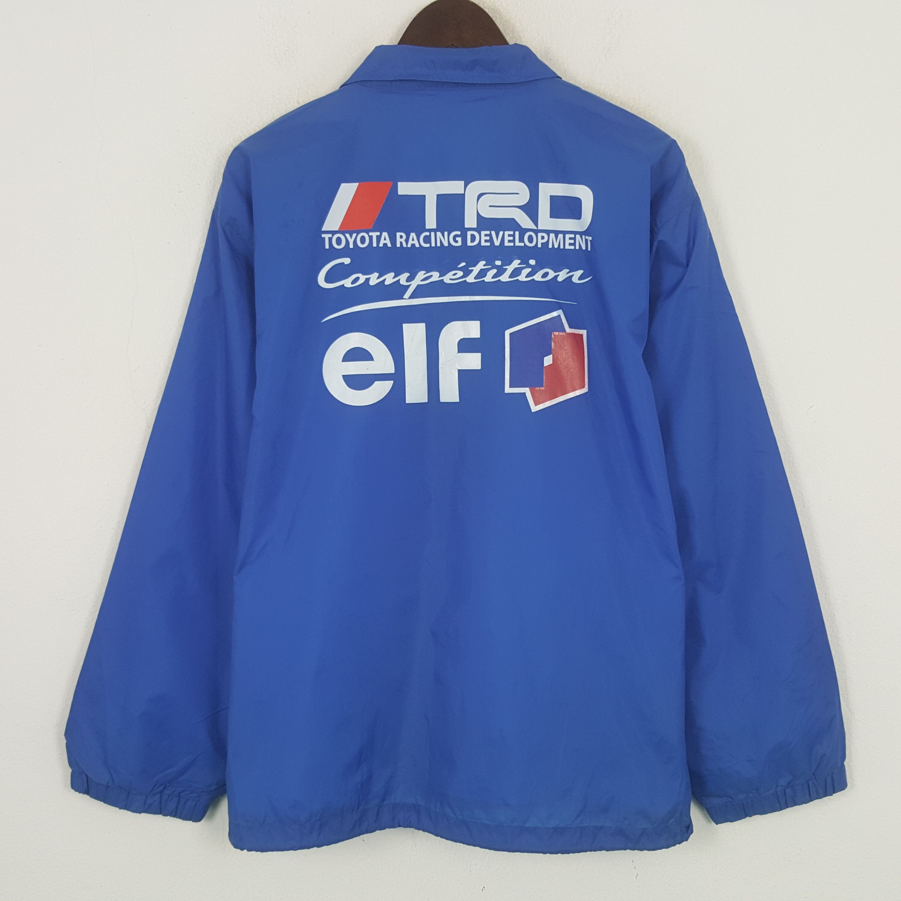Sports Specialties Vintage ELF X Custom Toyota Racing TRD Windbreaker Jacket Size US XL / EU 56 / 4 - 1 Thumbnail