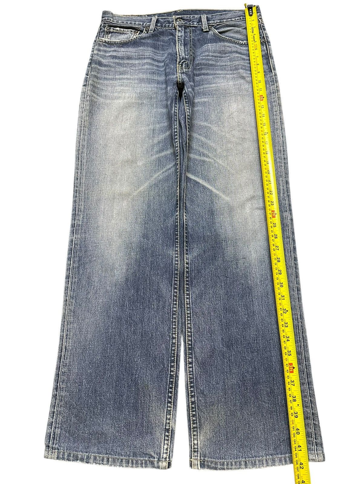 Levi's Vintage 90s Levis 502 Blue Faded Wash Style Baggy Jeans Size US 33 - 13 Thumbnail