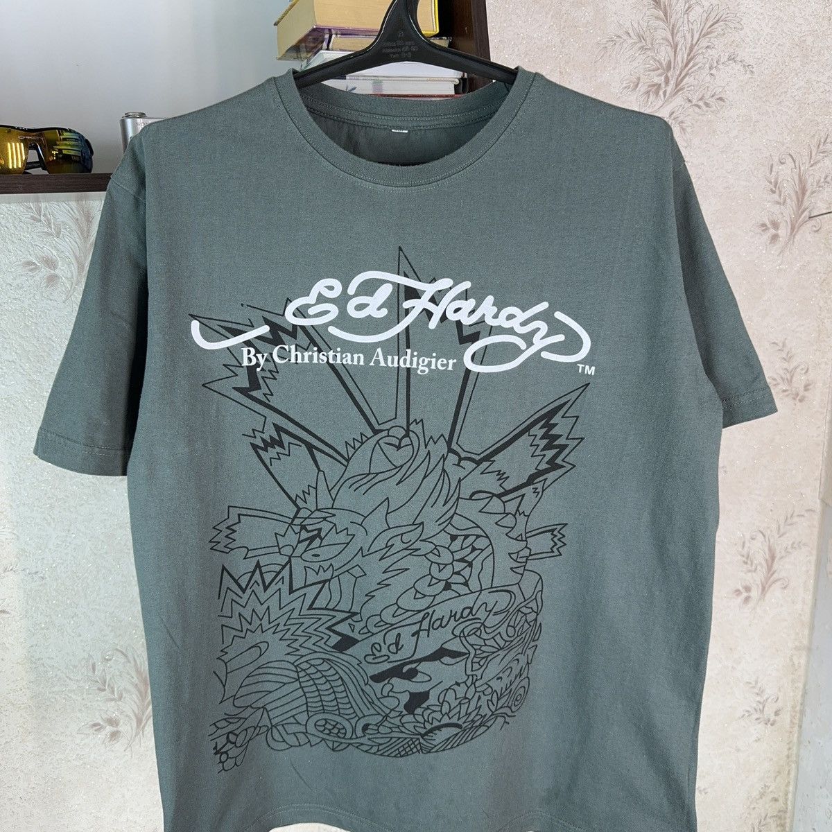 Christian Audigier × Ed Hardy Ed Hardy T shirt by Christian Audigier Y2K Streetwear XL Size US XL / EU 56 / 4 - 5 Thumbnail