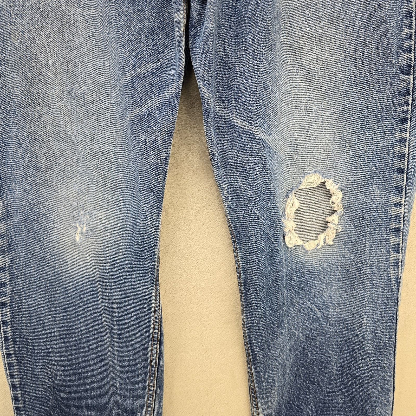 Levi's Vtg Levis 501xx Jeans 36x30 (Fits 34x29 Distressed Whiskers Size US 34 / EU 50 - 4 Thumbnail