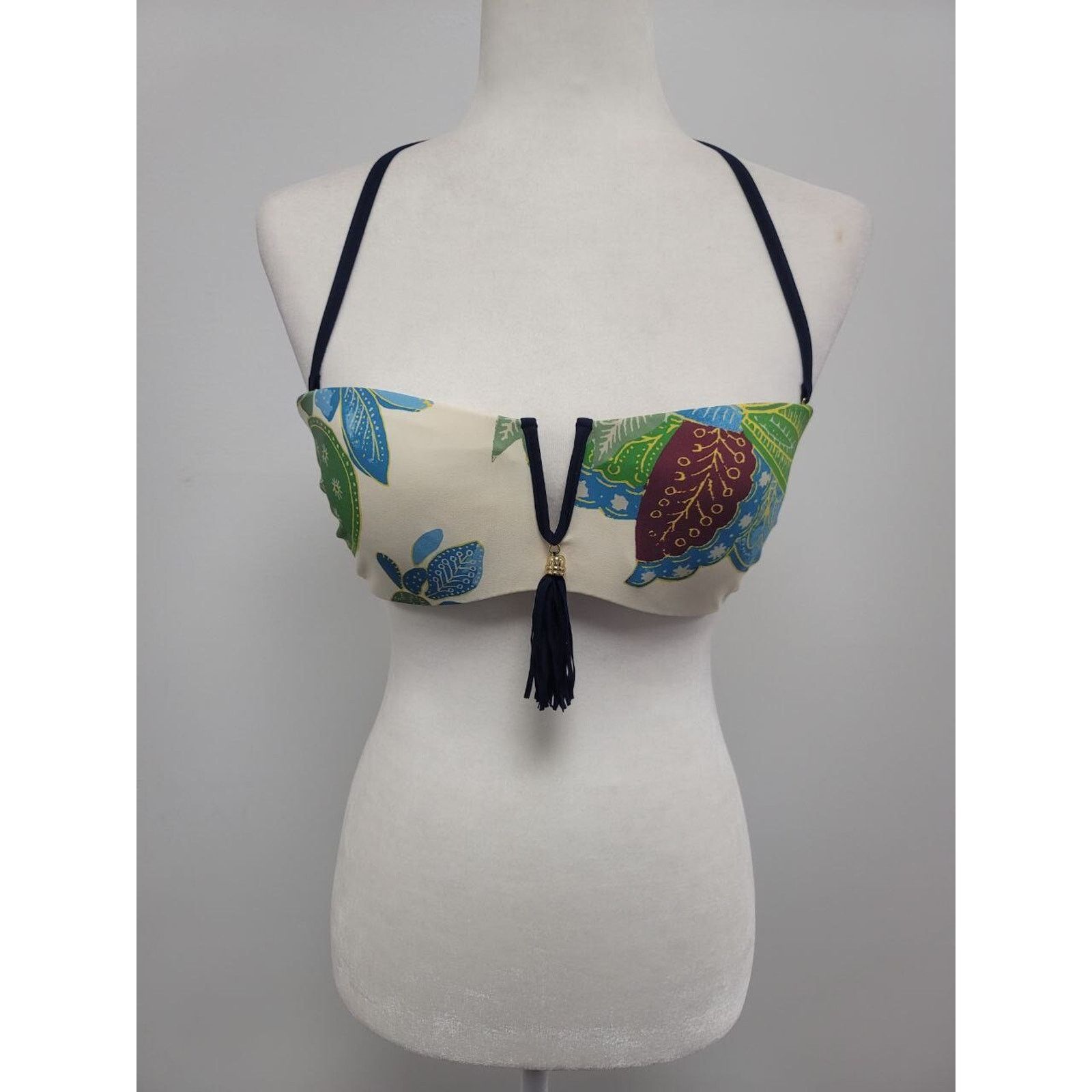 Tory Burch TORY BURCH Women Underwire Bandeau Print Petite S A000066 Size ONE SIZE - 5 Thumbnail