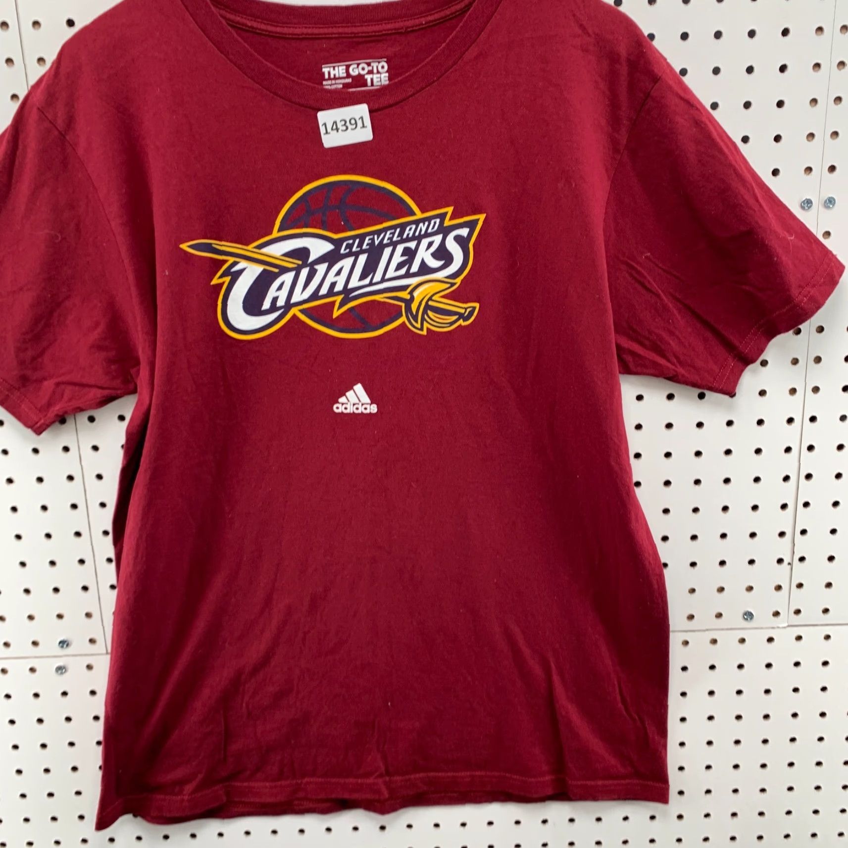 Adidas VINTAGE Cleveland Cavaliers Shirt Adidas Go To Adult Red Short Sleeve T-Shirt Size Large Size US L / EU 52-54 / 3 - 5 Thumbnail