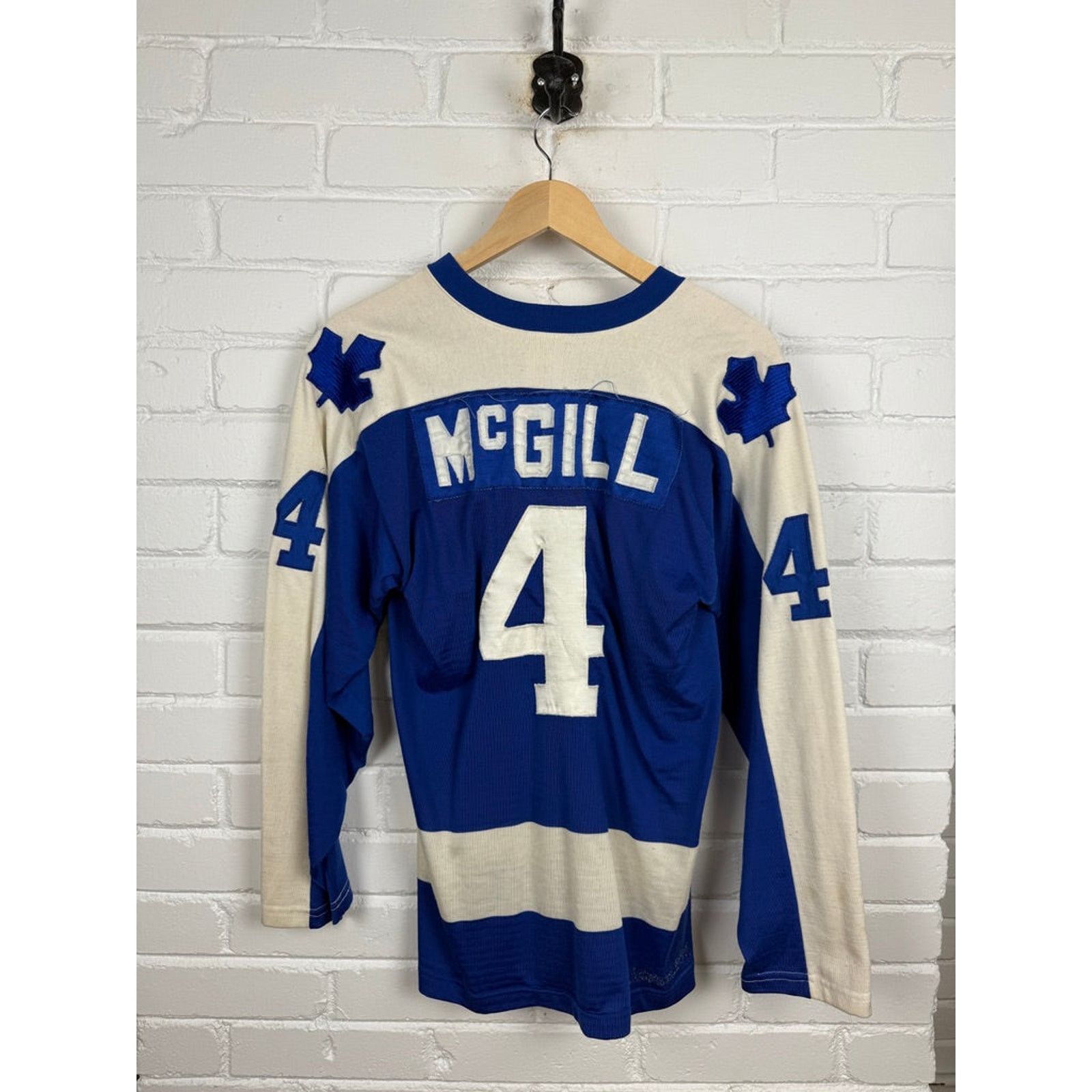 Vintage Vintage 80s Toronto Maple Leafs Stitched SK Knit Jersey S Size US S / EU 44-46 / 1 - 2 Thumbnail