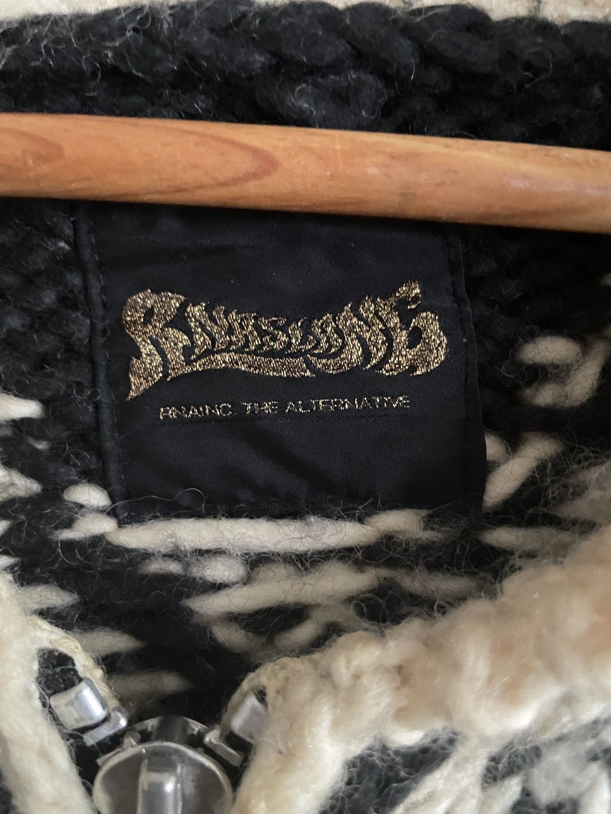Japanese Brand Vintage Japanese Brand RNA Slang Skull Wool Knitwear 1990s Size US M / EU 48-50 / 2 - 9 Thumbnail