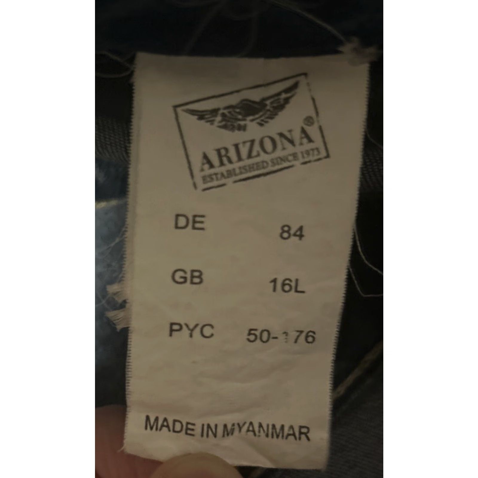 Vintage VINTAGE Arizona jeans Sz 16L 32x34.5 Straight leg blue denim stretch EUC Size 38" / US 16 / IT 52 - 5 Thumbnail