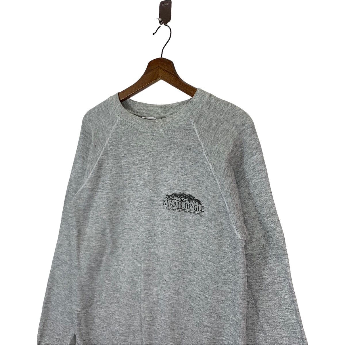 Habitat × Vintage VINTAGE KHAKI JUNGLE ELEPHANT WILDLIFE PULLOVER CREWNECK Size US M / EU 48-50 / 2 - 4 Thumbnail