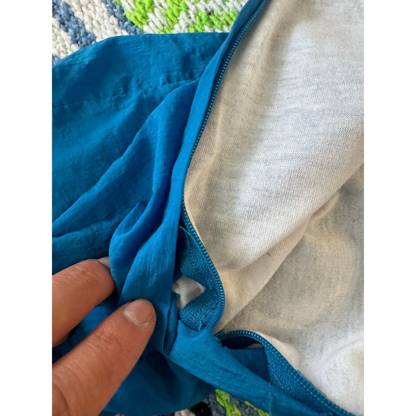 Reebok Vintage Reebok 90s Windbreaker Pants Blue L Size US 42 / EU 58 - 5 Thumbnail