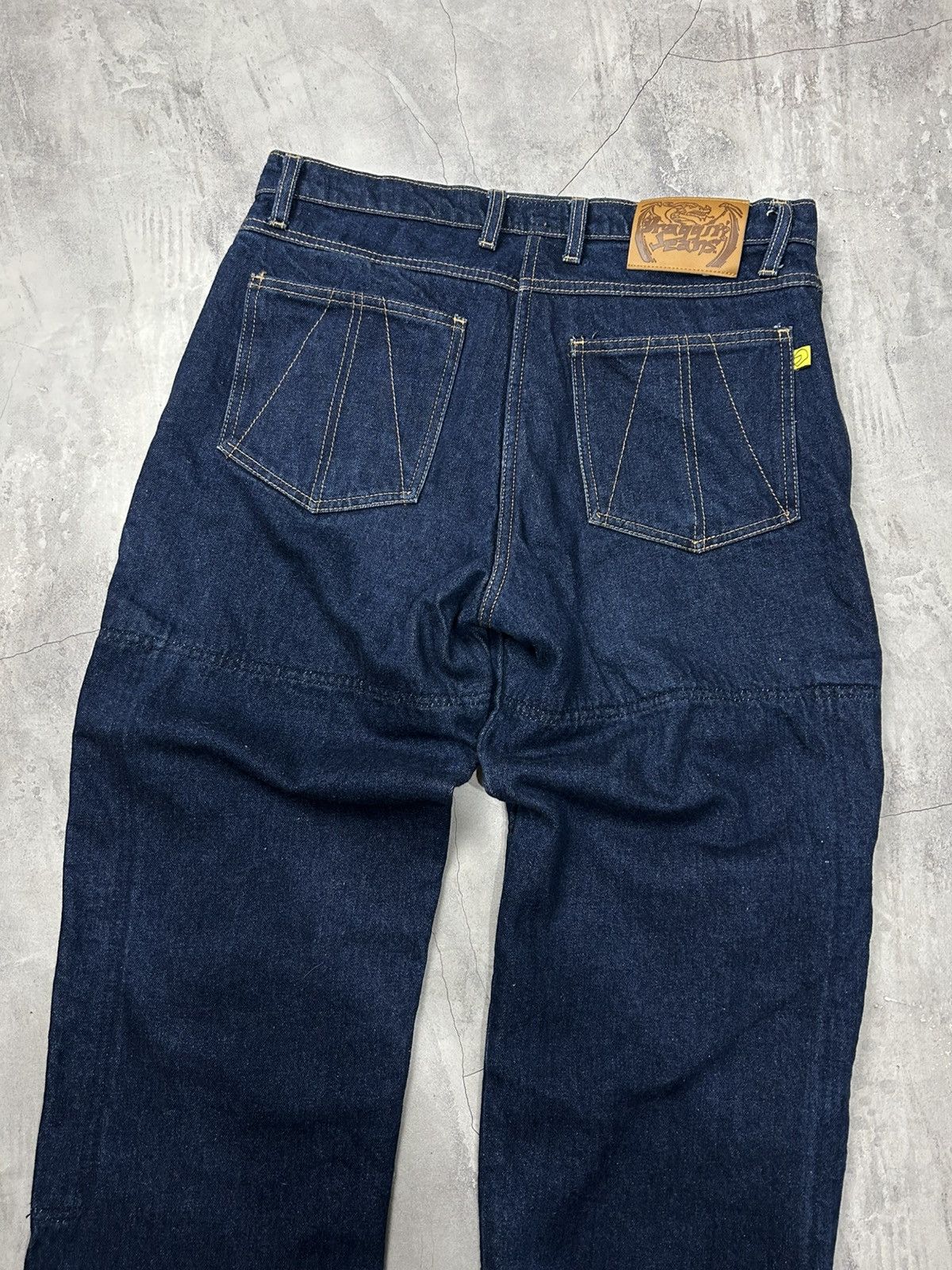 Vintage Vintage Y2k Draggin Jeans Faded Baggy Denim Jeans 00s Size US 34 / EU 50 - 5 Thumbnail