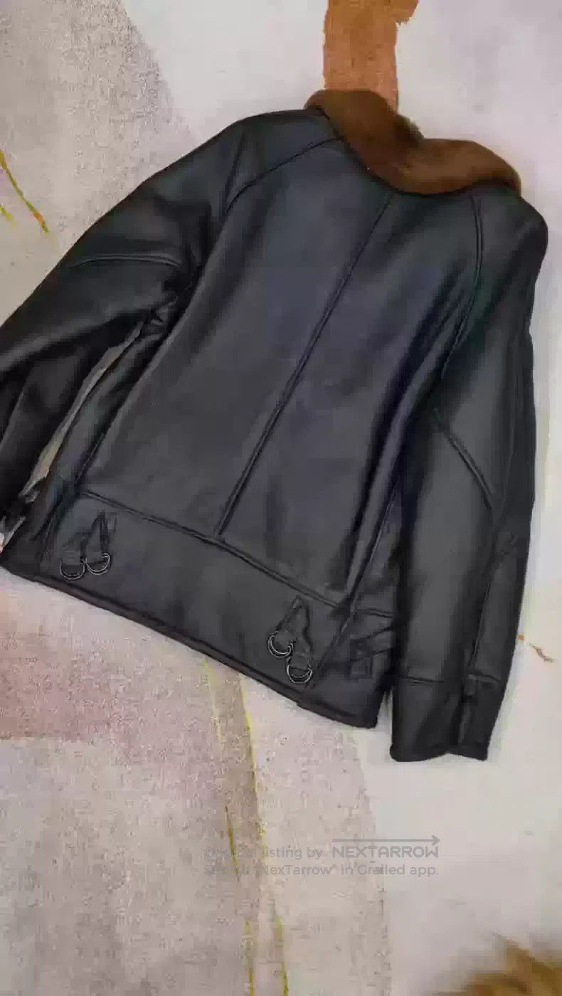 Schott Schott Fur is integrated into the leather coat Size US M / EU 48-50 / 2 - 3 Thumbnail
