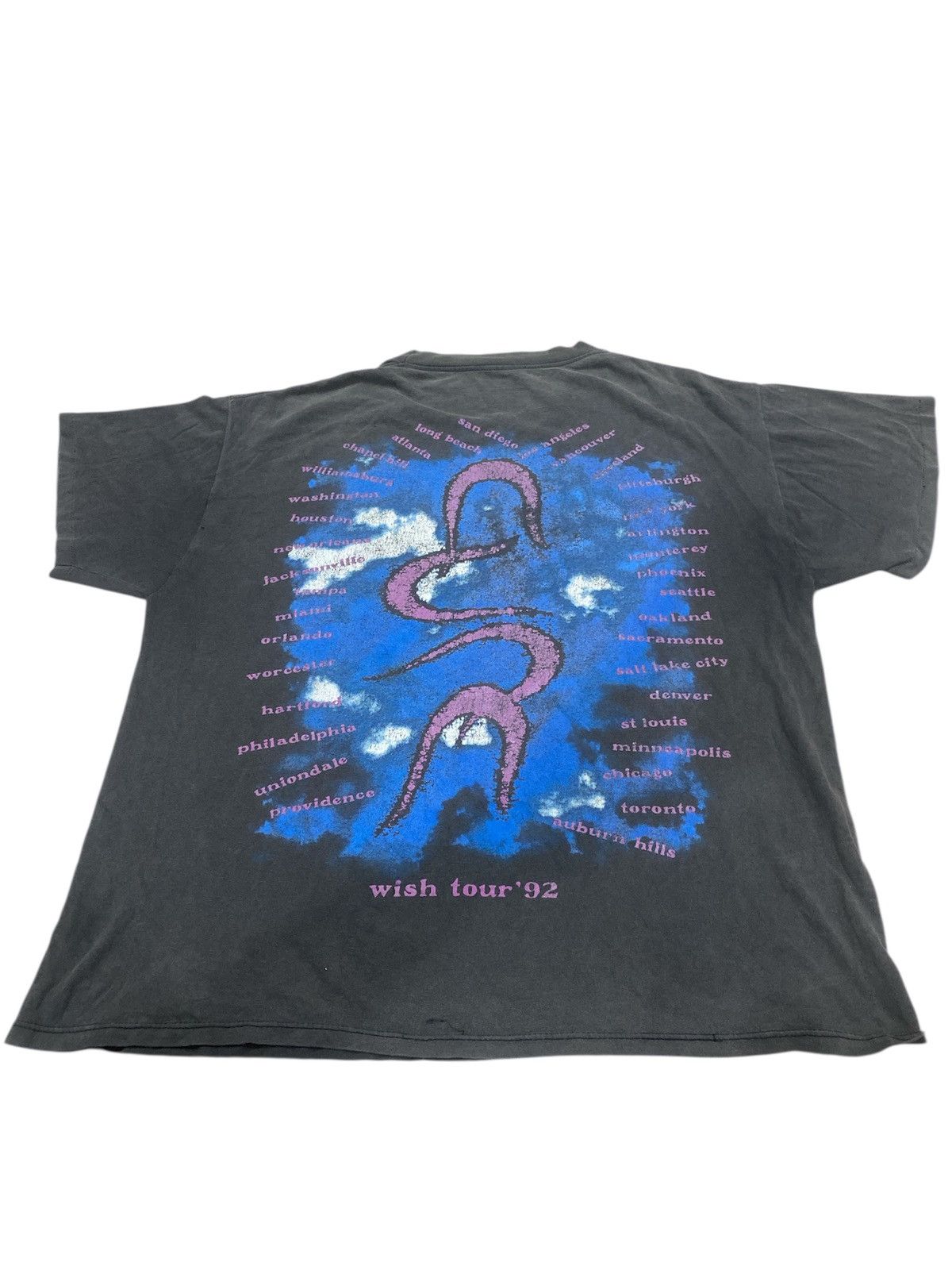 Band Tees Vintage the cure 90s Size US XL / EU 56 / 4 - 2 Thumbnail